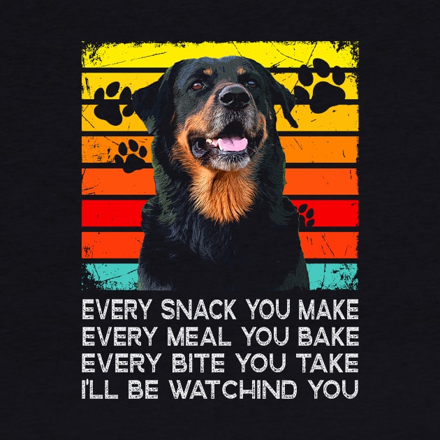 Whisker Whispers Rottweiler Chronicles, Every Snack You Make by Kleurplaten kind